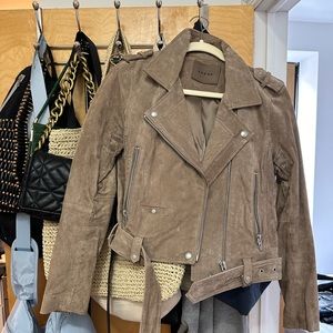 Suede Moto Jacket from revolve